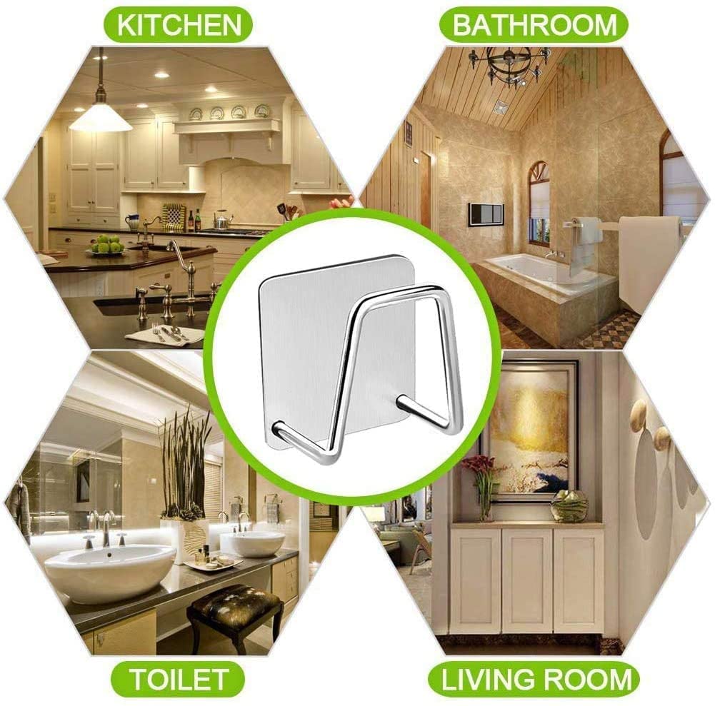 Stainless Steel Sink Sponge Holder | Kitchen Organizer & Rack