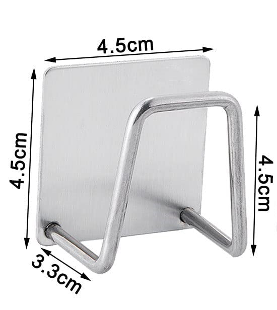 Stainless Steel Sink Sponge Holder | Kitchen Organizer & Rack