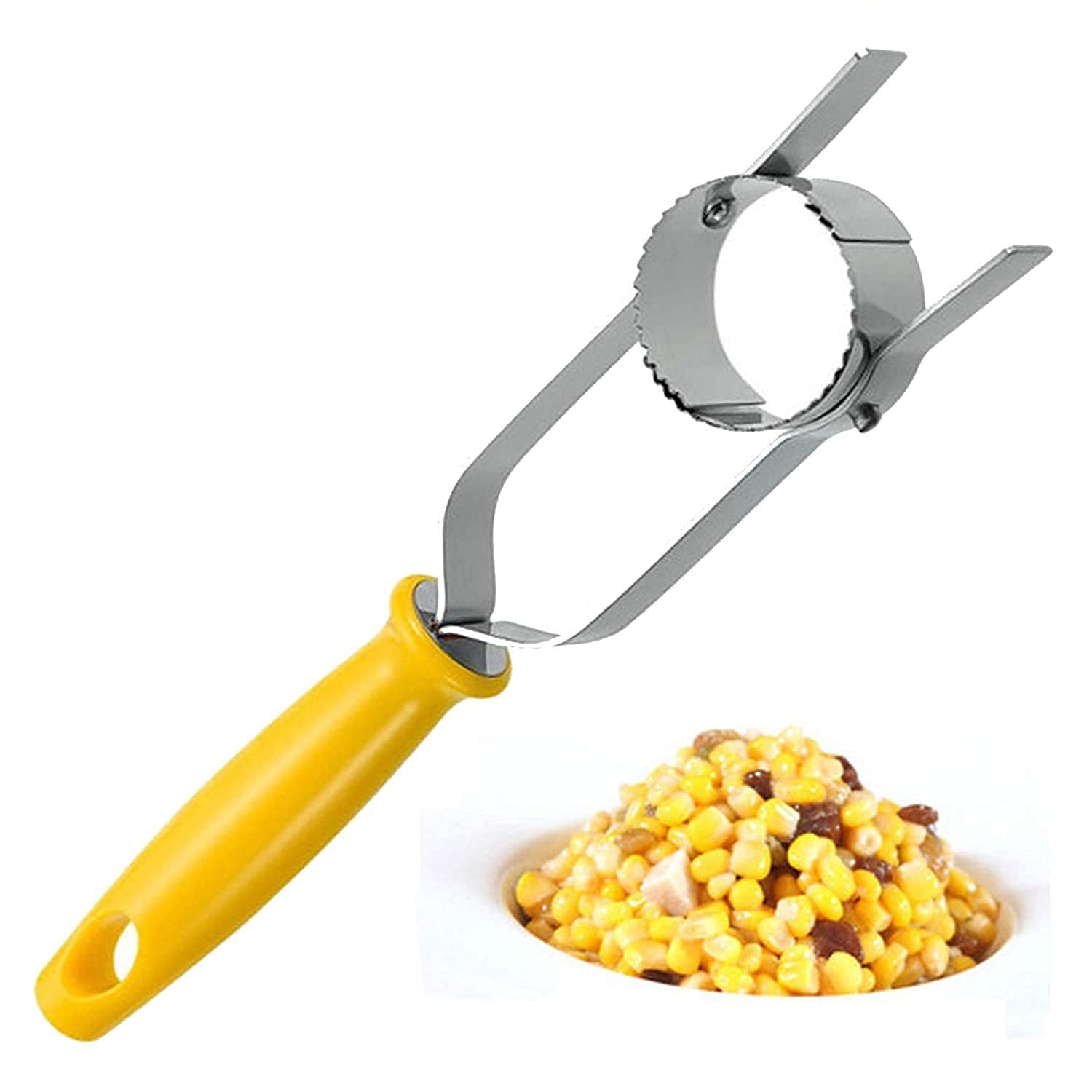 Stainless Steel Corn Slicer Kernel Remover Tool