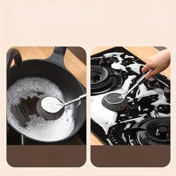 Stainless Steel Dish Cleaner – Multipurpose Pan & Grill Brush