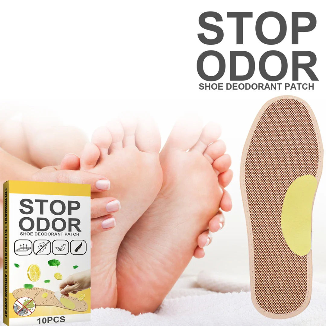 10Pcs Shoe Deodorant Patches Anti-Bacterial Fresh