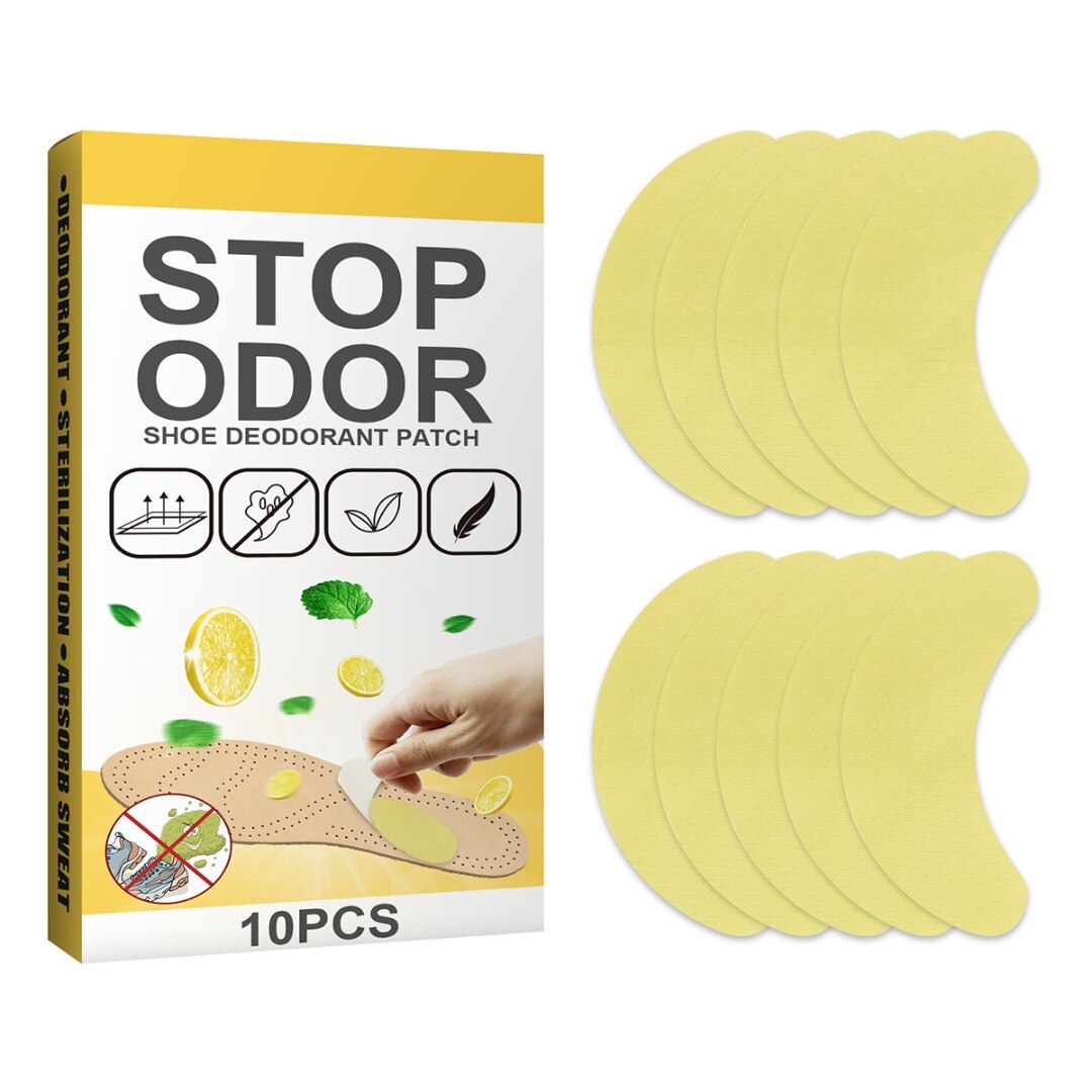 10Pcs Shoe Deodorant Patches Anti-Bacterial Fresh