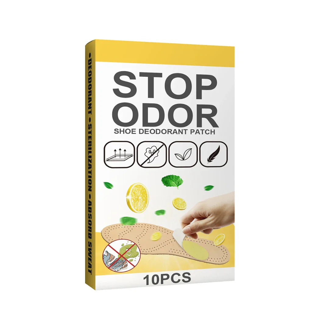 10Pcs Shoe Deodorant Patches Anti-Bacterial Fresh