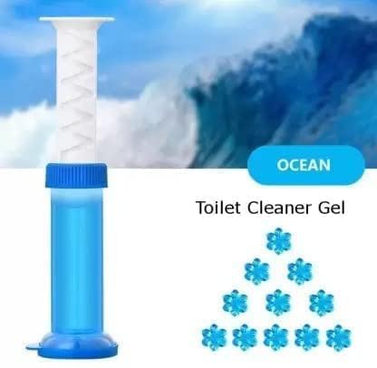 Toilet Gel Cleaner – Flower Stamp Dispenser with Long Fragrance