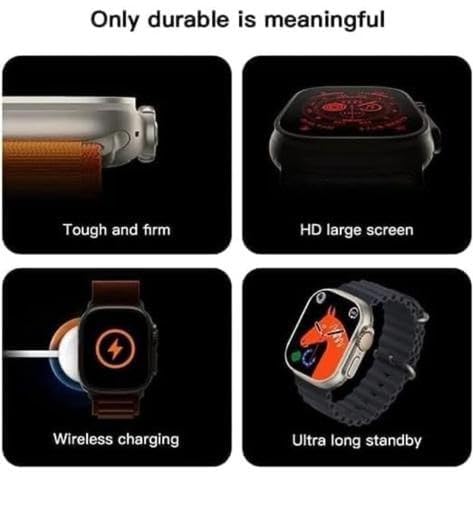 T10i Ultra Smart Watch | Calling, Wireless Charge & Activity