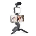 Smartphone Vlogging Kit Mic LED Tripod Pro Set