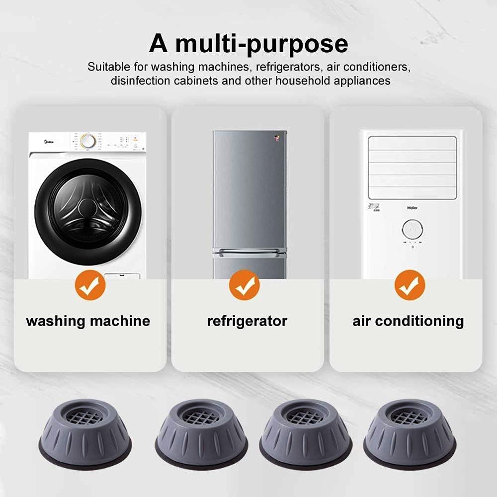 Anti-Vibration Pads – Suction Feet for Washing Machine & Dryer
