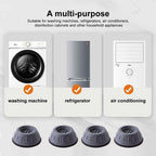 Anti-Vibration Pads – Suction Feet for Washing Machine & Dryer