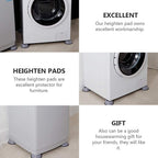 Anti-Vibration Pads – Suction Feet for Washing Machine & Dryer
