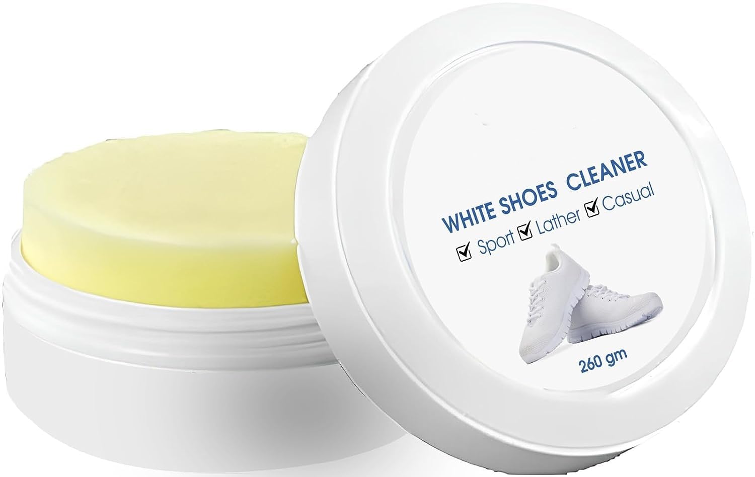 White Shoe Cleaning Cream Kit | No-Wash Sneaker Whitener