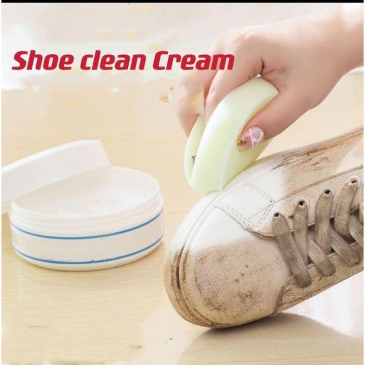 White Shoe Cleaning Cream Kit | No-Wash Sneaker Whitener