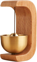 Japanese Wooden Door Chime Bell | Handmade Walnut Decor